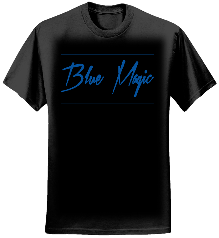 Blue magic t shirt black - COLL