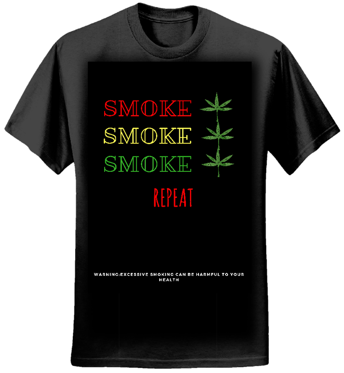 smoke black t shirt #REDUCED - Daddy Slaggy