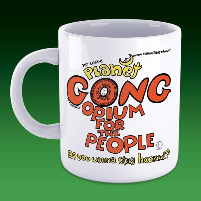 Gong 'Opium for the People' Mug - Daevid Allen Family Trust (D.A.F.T.)
