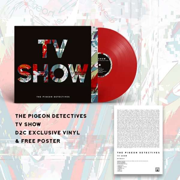 TV Show - Pigeons Store Exclusive 12" Red Vinyl + Free Poster - Dance To The Radio