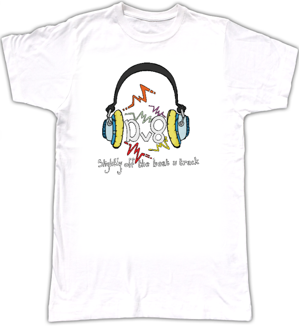 Fabulous T-Shirt Emblazoned With The Brook Valentine Design Dv8 Logo - Dave Nicholls Music