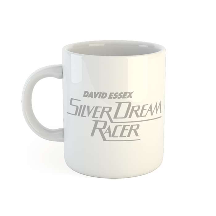 Silver Dream Racer Badge Mug - David Essex