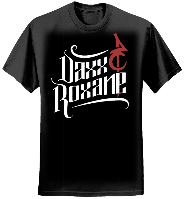 D&R Black T-shirt - Unisex - Daxx & Roxane