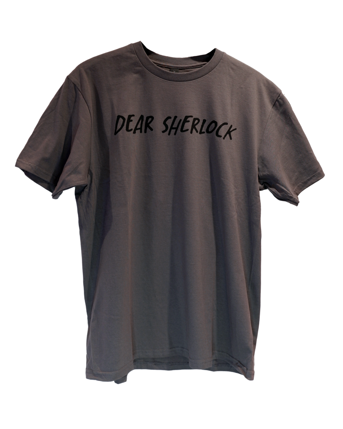 Grey Dear Sherlock T-Shirt - Dear Sherlock