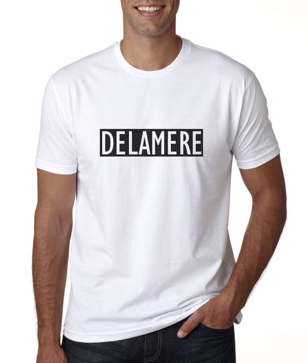 Delamere Logo (White T-Shirt) - Delamere