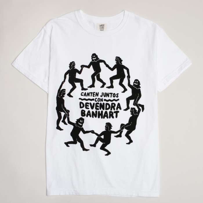 Circle Dance Shirt White - Devendra Banhart