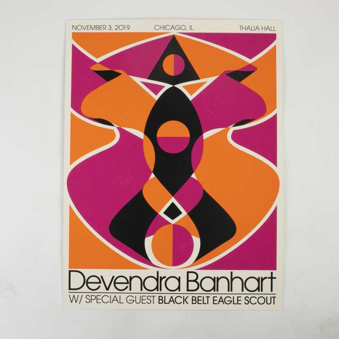 Limited Edition Chicago Thalia Hall Screen Print Poster - Devendra Banhart