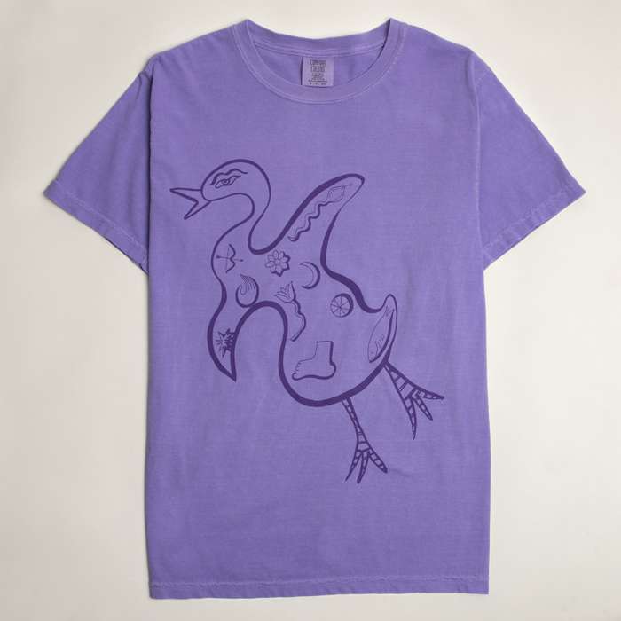 Mother Goose Purple Shirt - Devendra Banhart