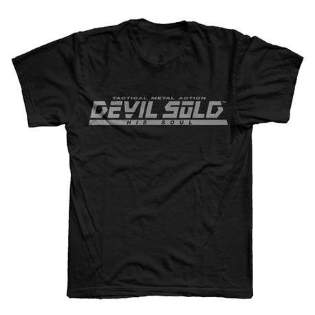 Black Metal Gear T-Shirt - Devil Sold His Soul