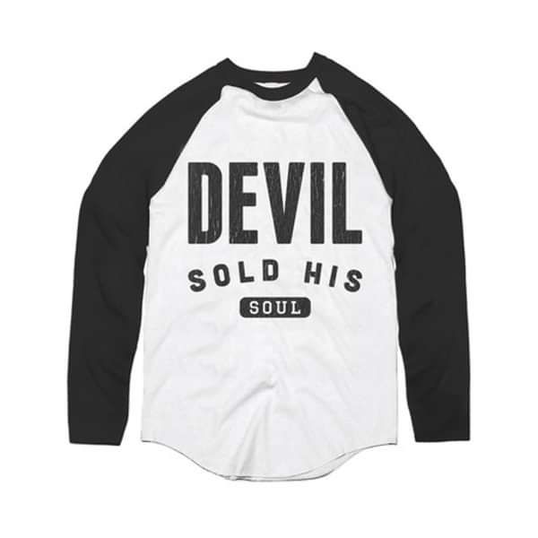 Devil Baseball T-Shirt - Devil Sold His Soul