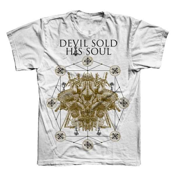 White Crusader T-Shirt - Devil Sold His Soul