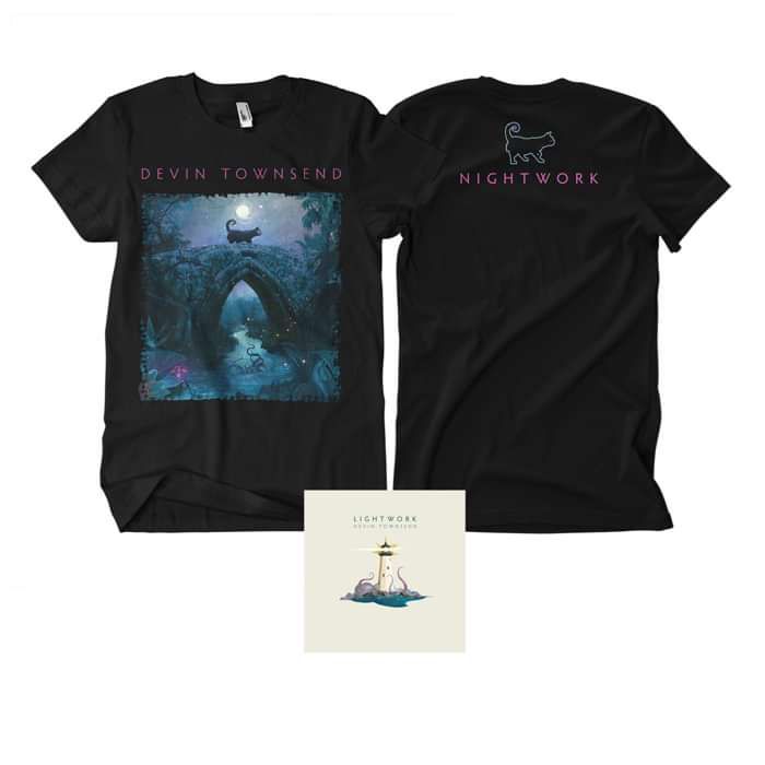 Devin Townsend - 'Lightwork' CD Jewelcase & T-Shirt Bundle with FREE Signed Card - Devin Townsend US