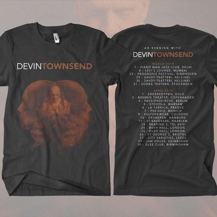 Devin Townsend - 'Evening With... Tour' T-Shirt - Devin Townsend