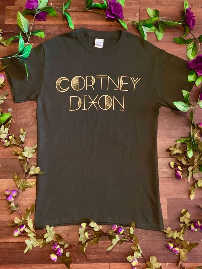 Cortney Dixon Green & Gold T-shirt - Cortney Dixon