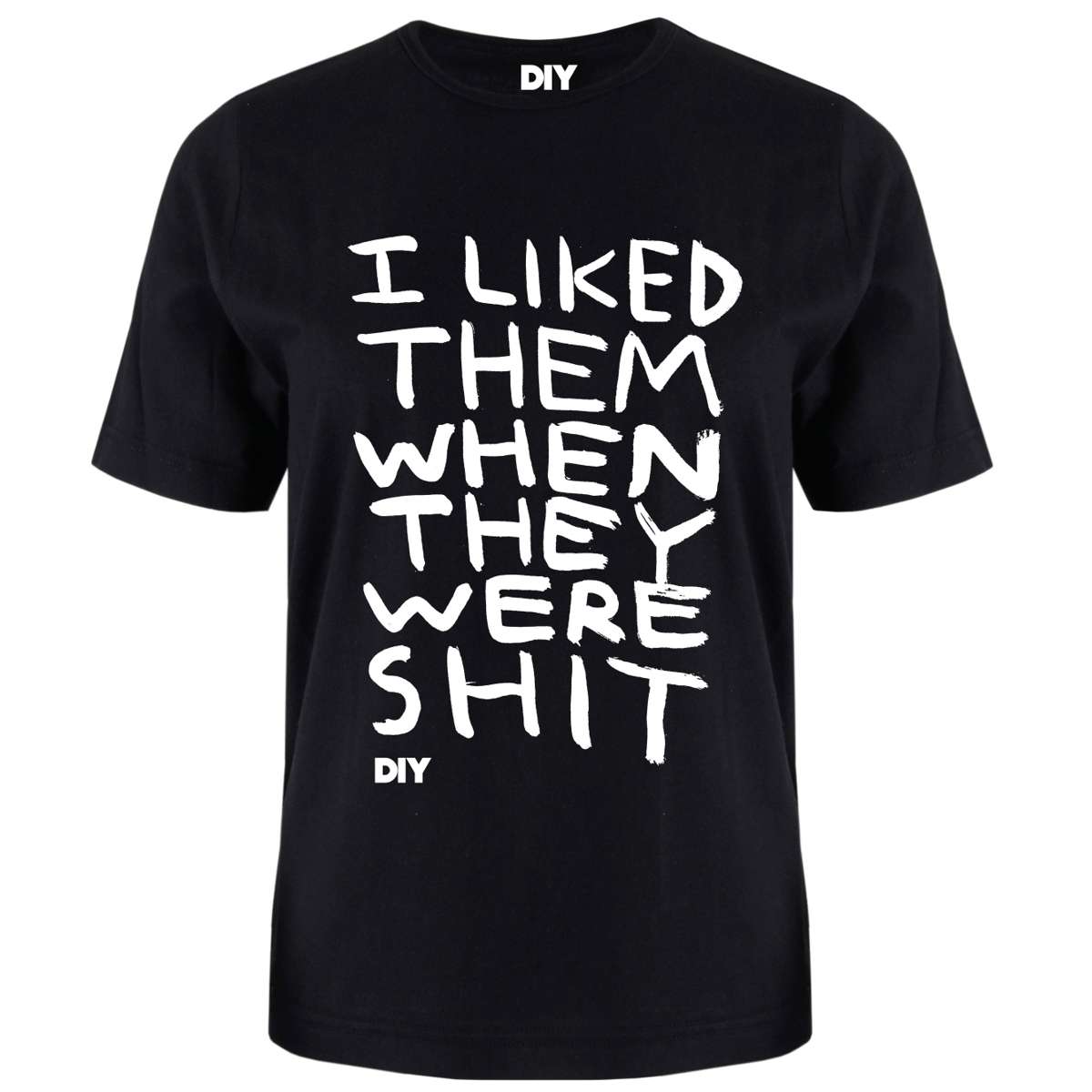 'I Liked Them When They Were Shit' T-shirt - DIY