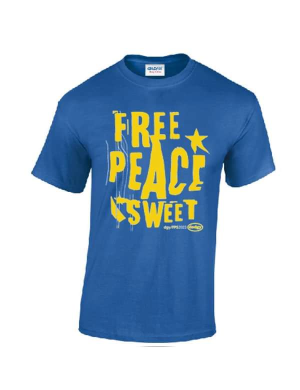 Free Peace Sweet tour t-shirt  - HALF PRICE - Dodgy