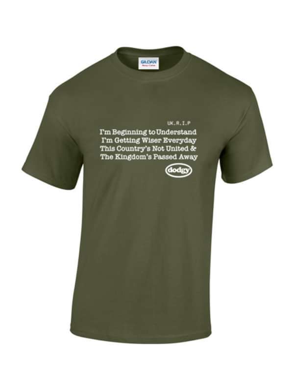 UK R.I.P tour t-shirt - HALF PRICE - Dodgy