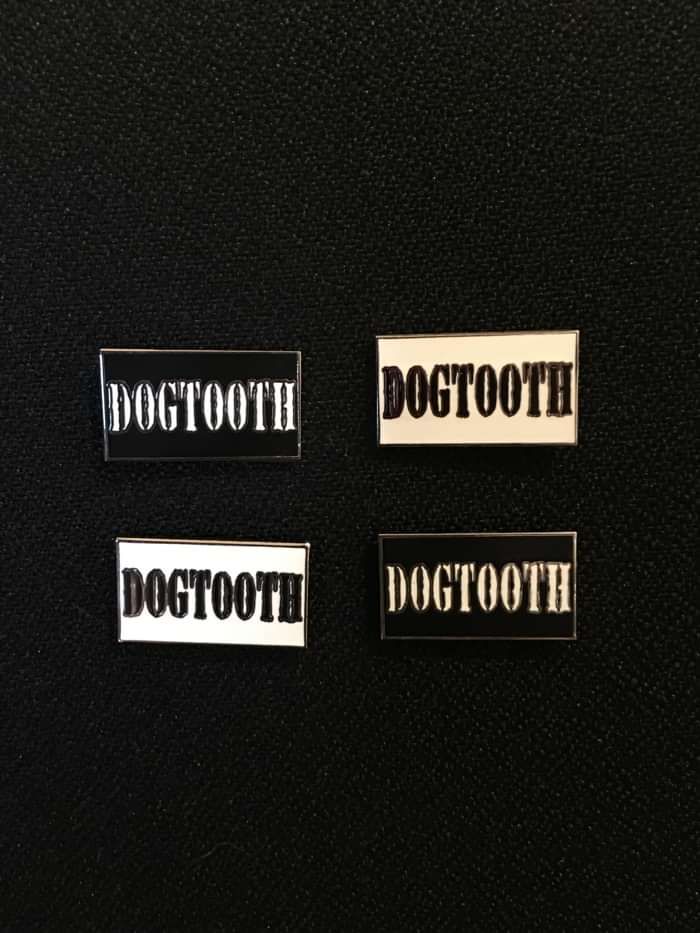Dogtooth metal pin badges - Dogtooth