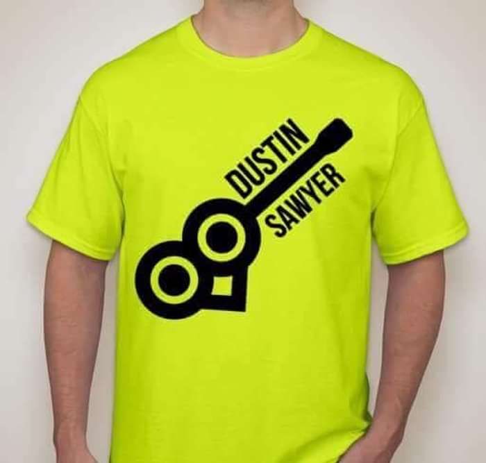 Extra-Large Yellow Safety T-Shirt(Limited Edition) - Dustin Sawyer