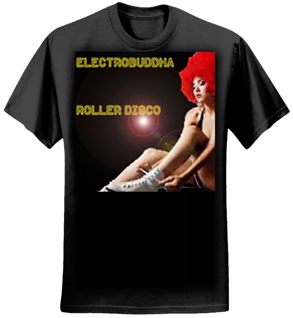 Electrobuddha Roller Disco Tshirt - electrobuddha