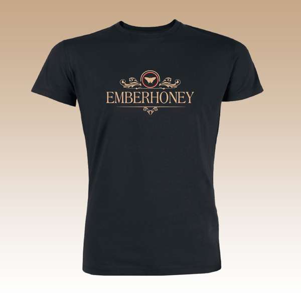 White Gold Logo - Limited Edition - T Shirt (Straight Cut) - EMBERHONEY