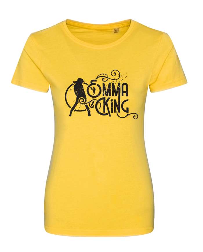 Women's Slim Fit Summer Tee (Yellow) - Emma King