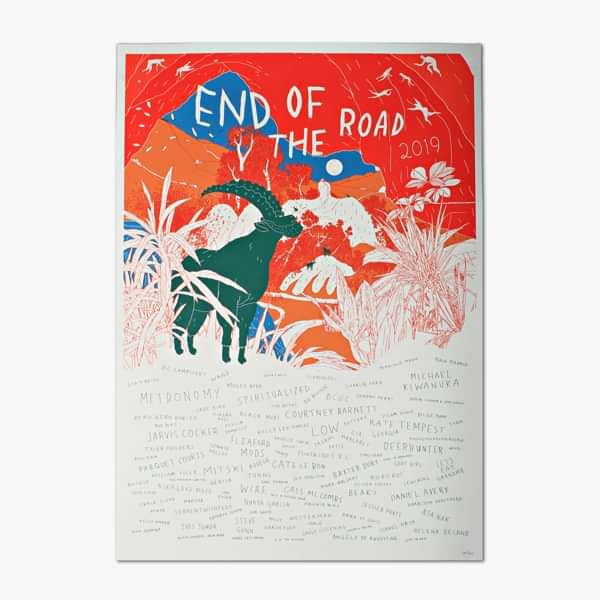 2019 Screenprinted Poster - End of the Road Festival