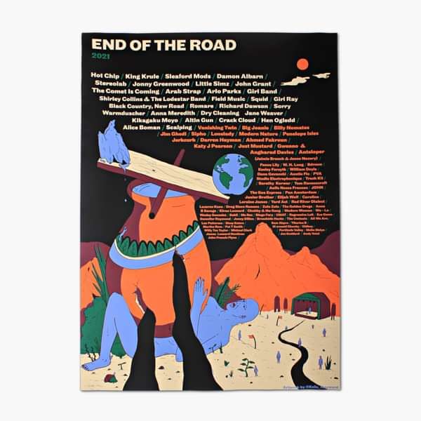 2021 Screenprinted Poster - End of the Road Festival