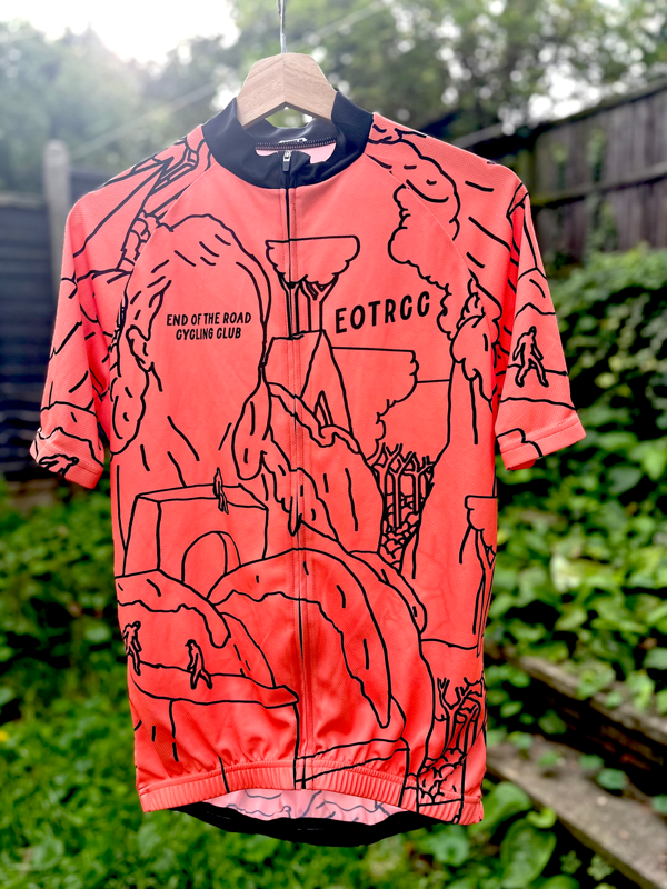2023 EOTR CC Orange Cycling Jersey - End of the Road Festival