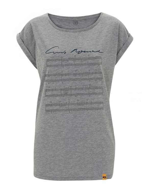Sheet Music Signature Ladies T-Shirt - Ennio Morricone