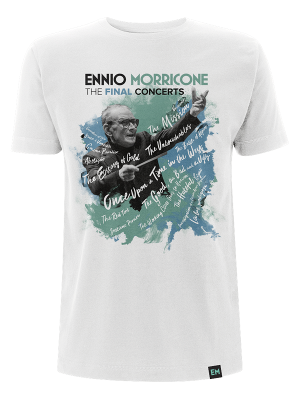 The Final Concerts T-Shirt White - Ennio Morricone