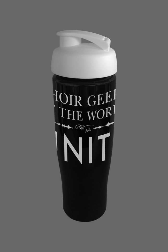 Choir Geeks of the World Unite Water Bottle - Eric Whitacre