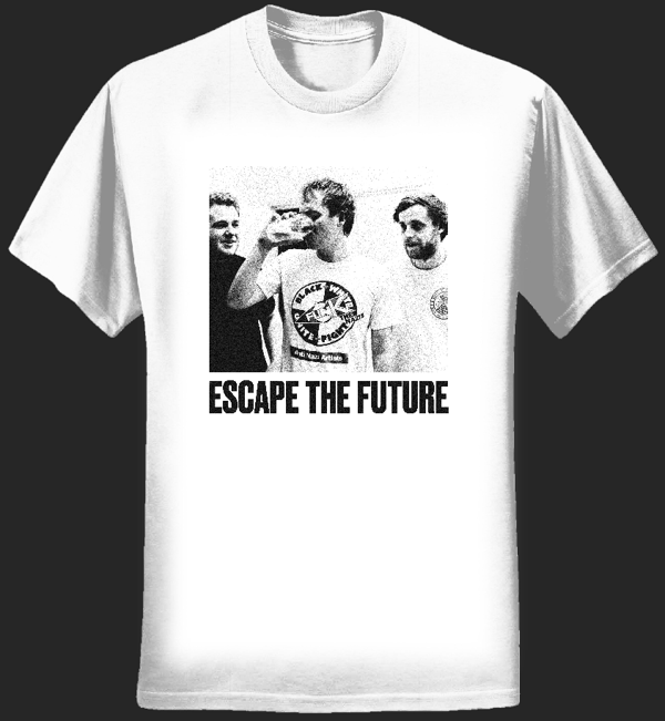 Escape The Future White Photo Tee - Escape the Future