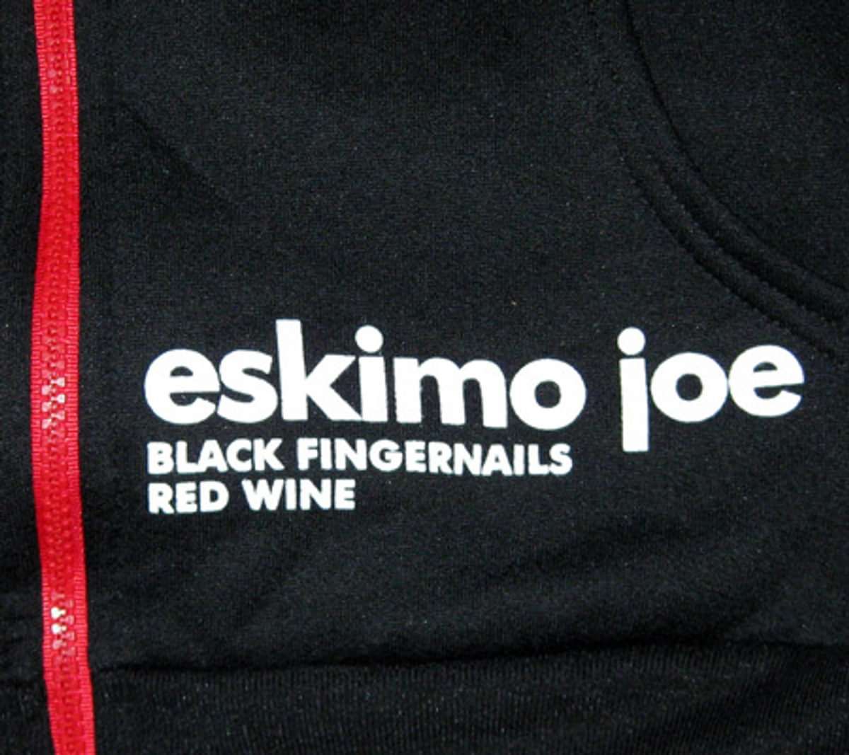 Fingernails Wine - Black Hoodie - Eskimo Joe