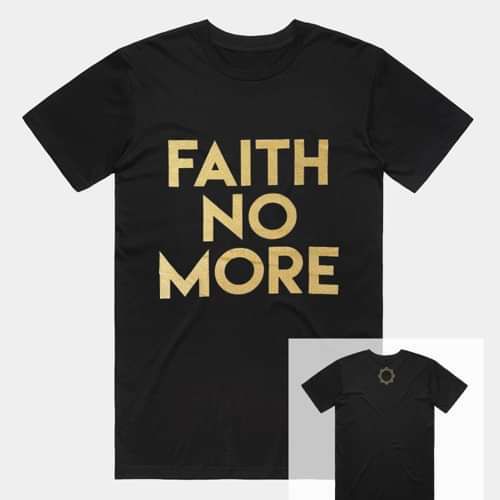 Faith No More T Shirt Logo Classique Bande Logo Poussière d'Ange nouveau officiel Homme 