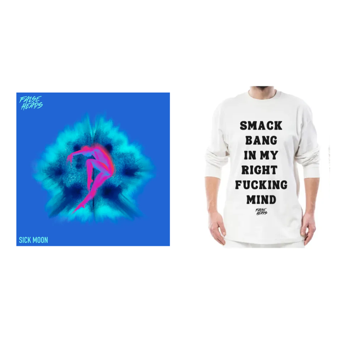 CD BUNDLE: Sick Moon x 'Smack Bang' Long Sleeve - False Heads