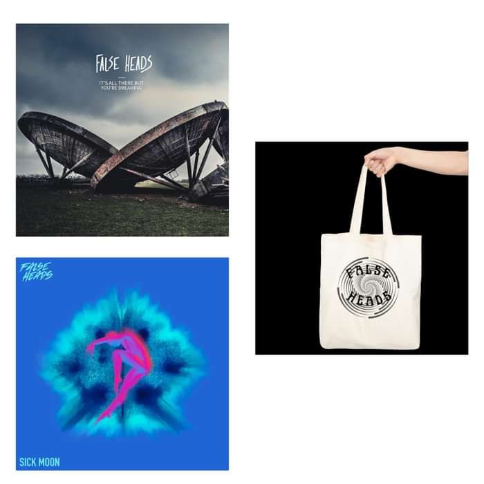 VINYL BUNDLE: Sick Moon x IATBYD x Tote Bag - False Heads