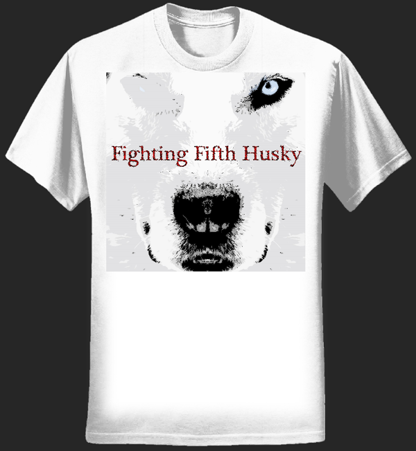 White T Shirt - ladies - Fighting Fifth Husky