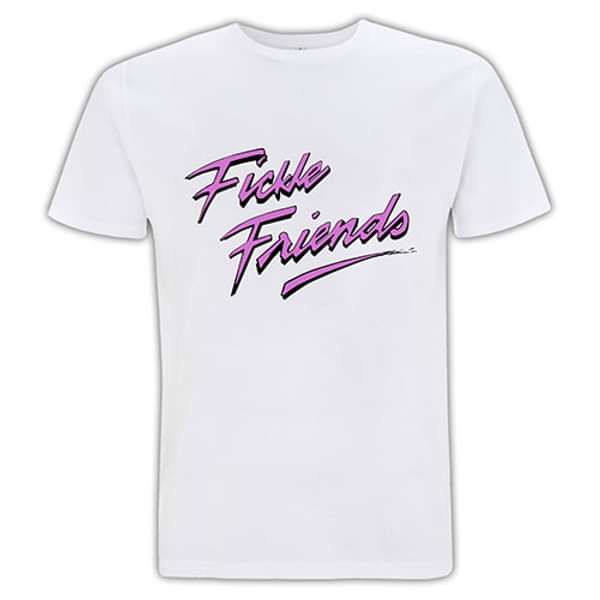 White Logo T-shirt - Fickle Friends