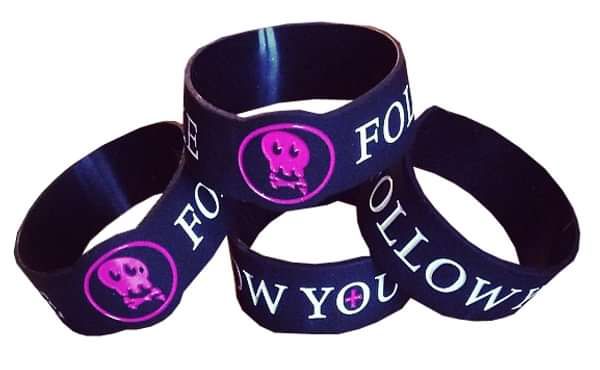 Pink Skull Wristband - Follow You Home