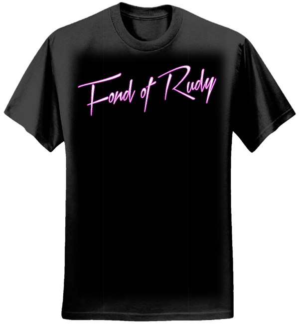 Fond Of Rudy Tee (Black) - Fond Of Rudy
