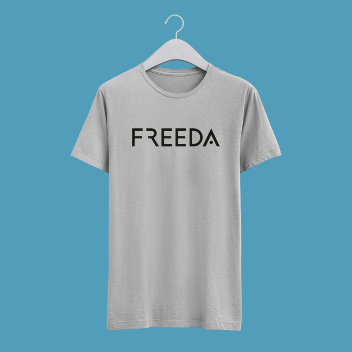 Logo T-Shirt - Grey - Freeda