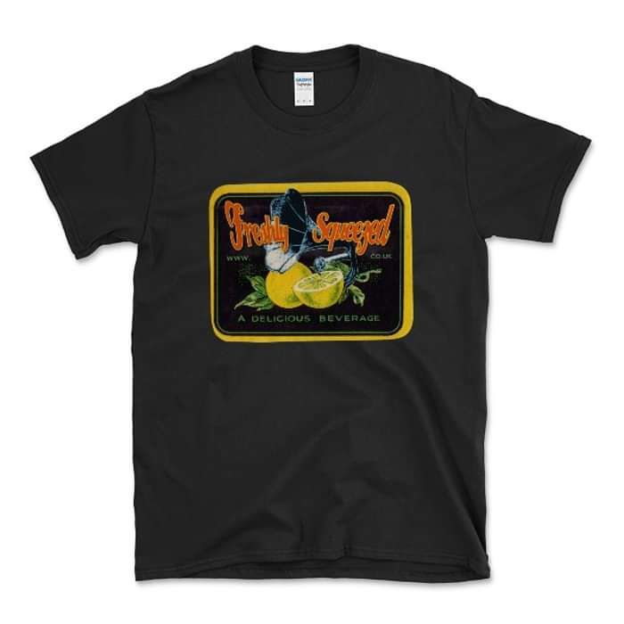 Lemon Gramophone T-shirt - Freshly Squeezed
