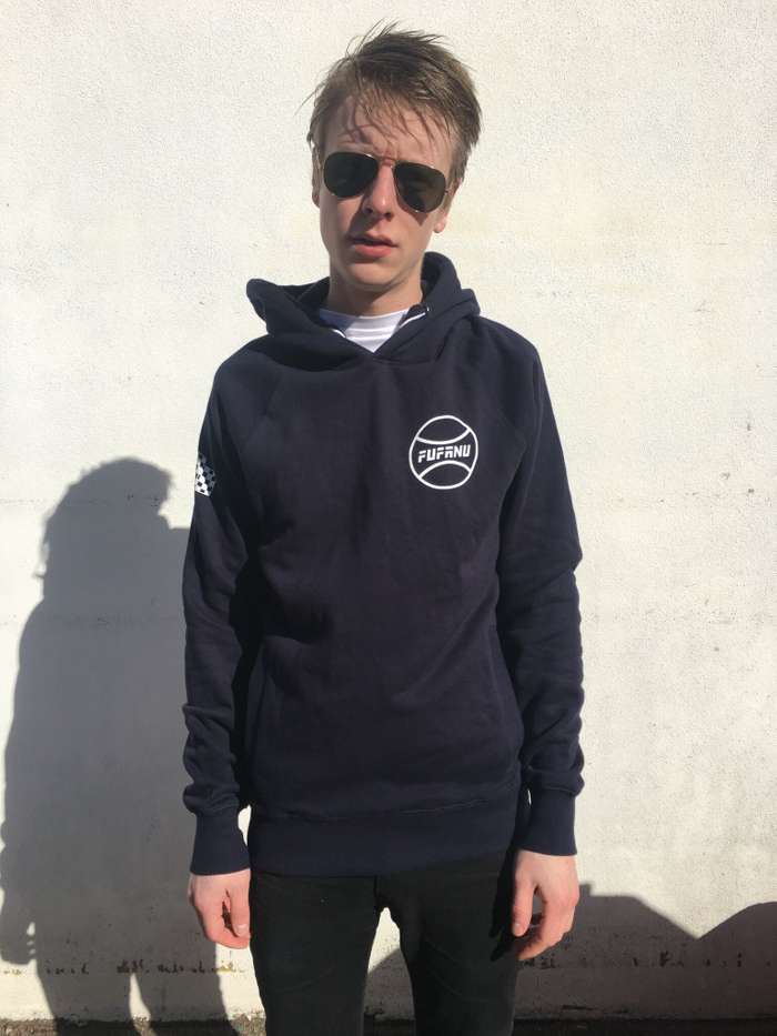 Sports - Official Navy Blue Hoodie (small emblem) - Fufanu