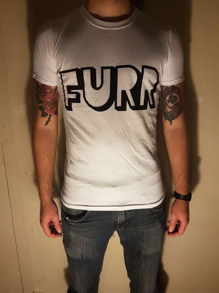 FURR Logo White Men's T-Shirt - Furr
