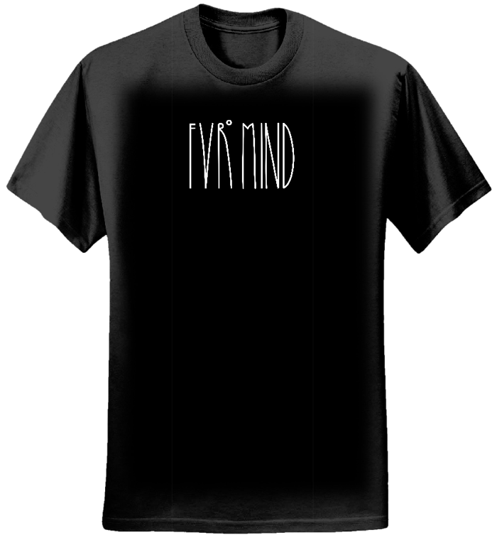 FVRlogo big BLACK T-shirt - FVRmind