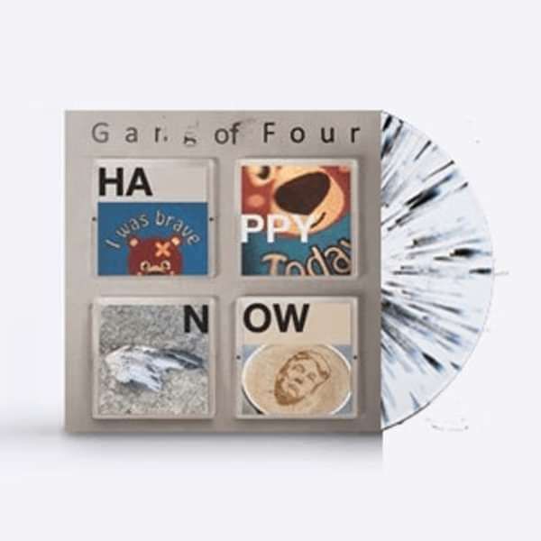 Happy Now LP - Black and White Splattered vinyl - Gang of Four USA