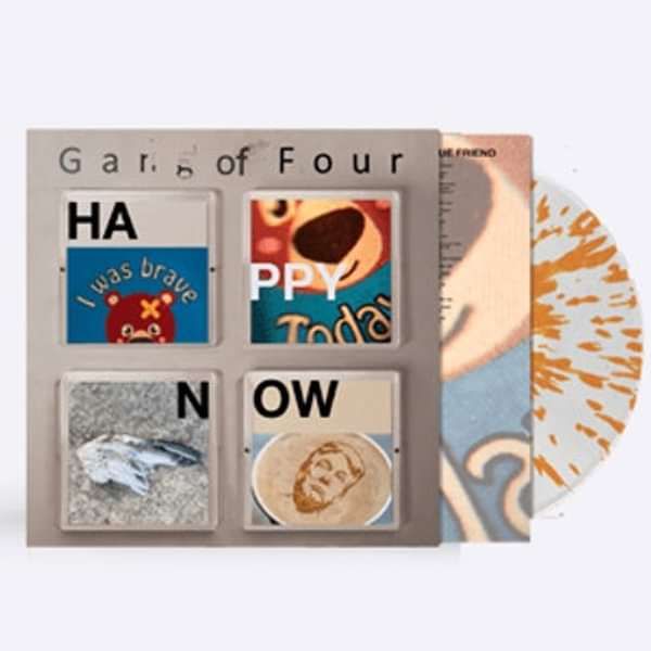 Happy Now LP -  Orange and White Splattered vinyl - Gang of Four USA