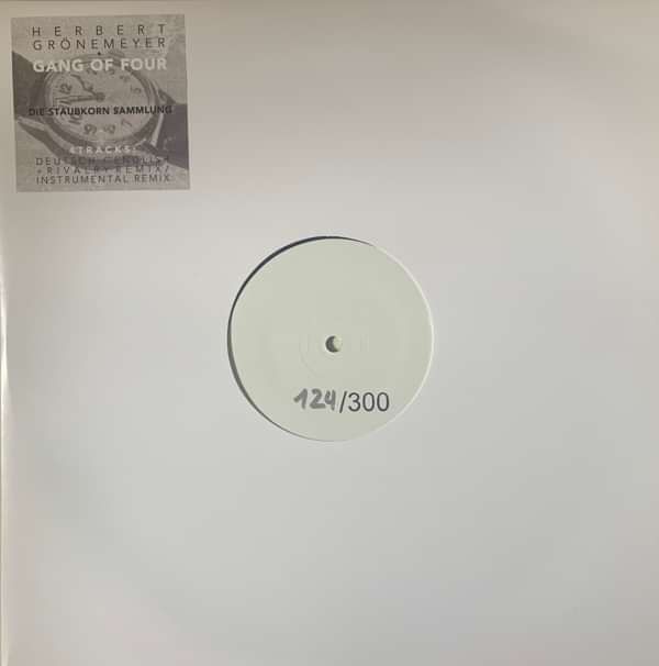 Limited Edition white label - Die Staubkornsammlung/ The Dying Rays ft. Herbert Grönemeyer - Gang of Four USA