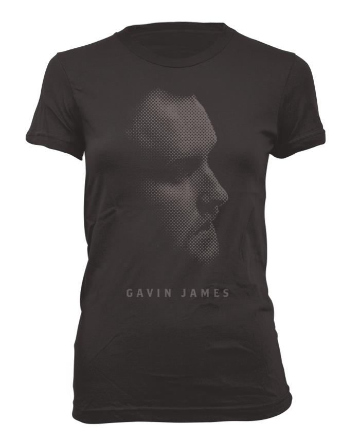 Black T Shirt (Female) - Gavin James